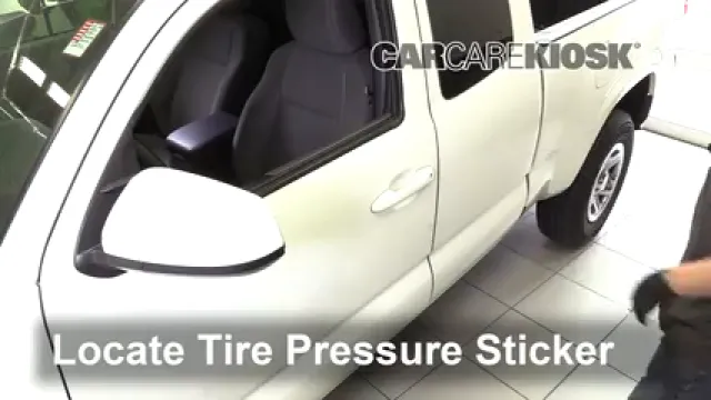 2017 Toyota Tacoma SR 2.7L 4 Cyl. Extended Cab Pickup Tires & Wheels Check Tire Pressure